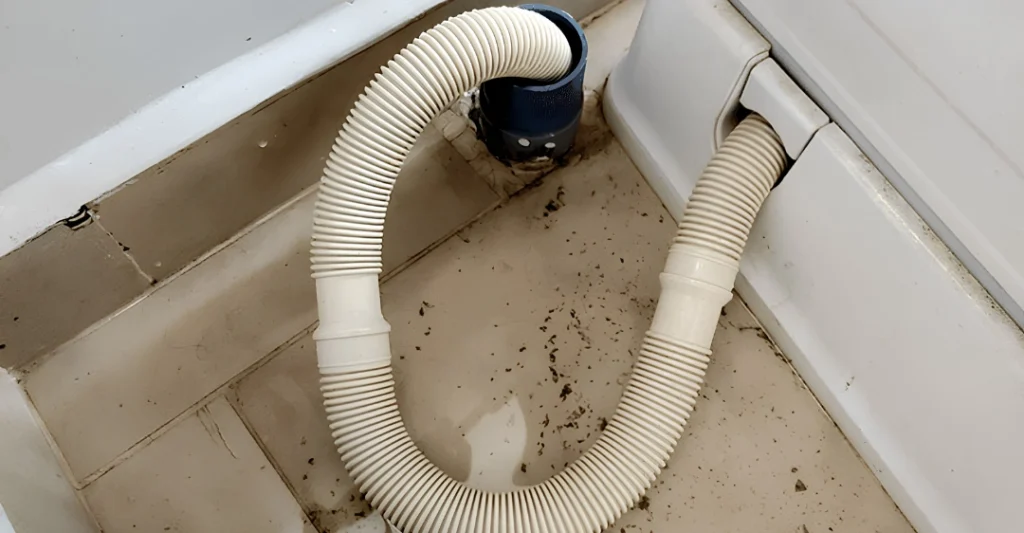 Ống thoát nước bị tắc nghẽn là nguyên nhân máy giặt không thoát được nước