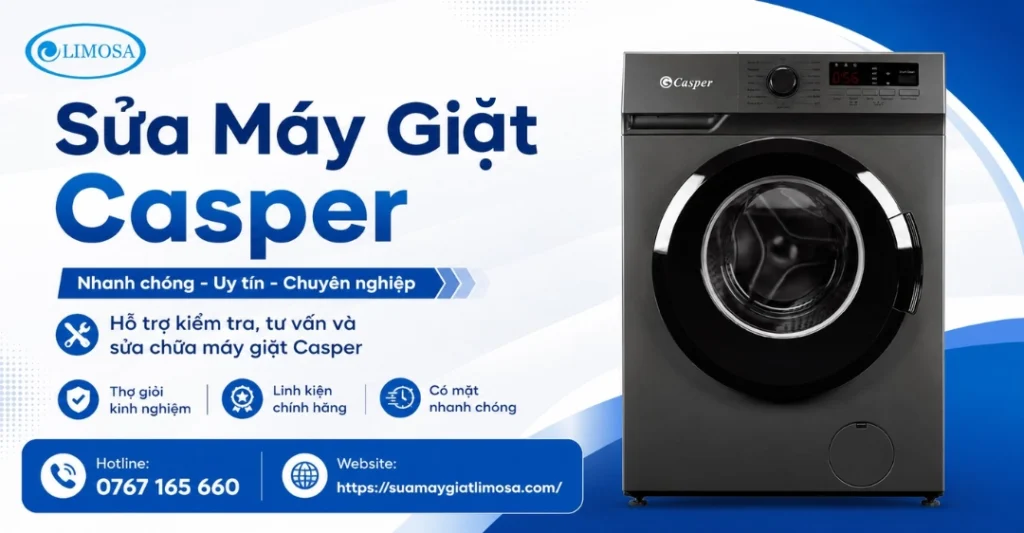 Sửa Máy Giặt Casper tại Trung Tâm Sửa Máy Giặt Limosa