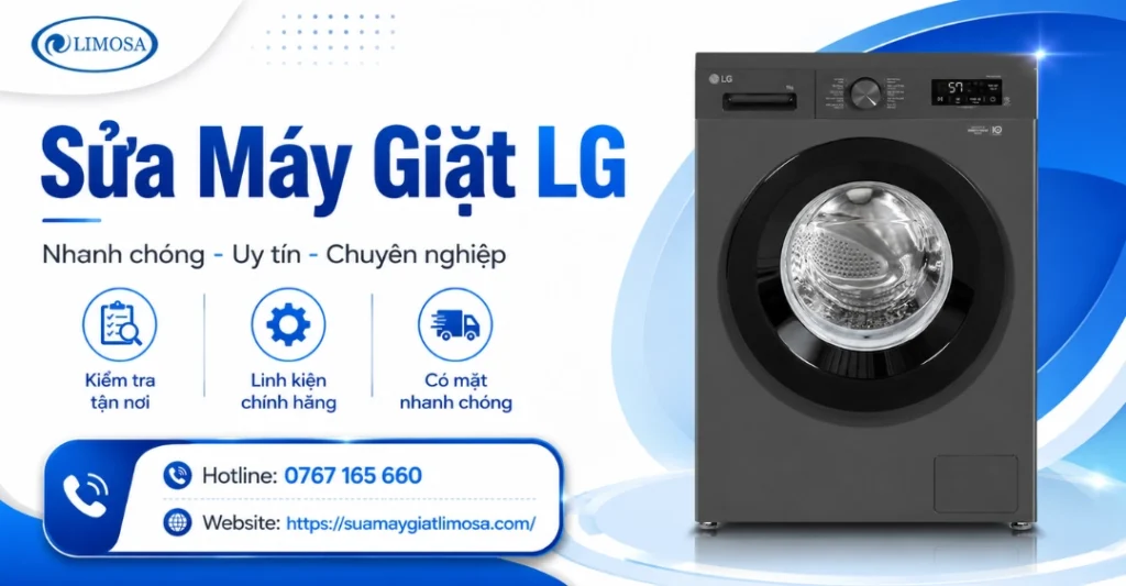 Sửa máy giặt LG tại Trung tâm Sửa Máy Giặt Limosa