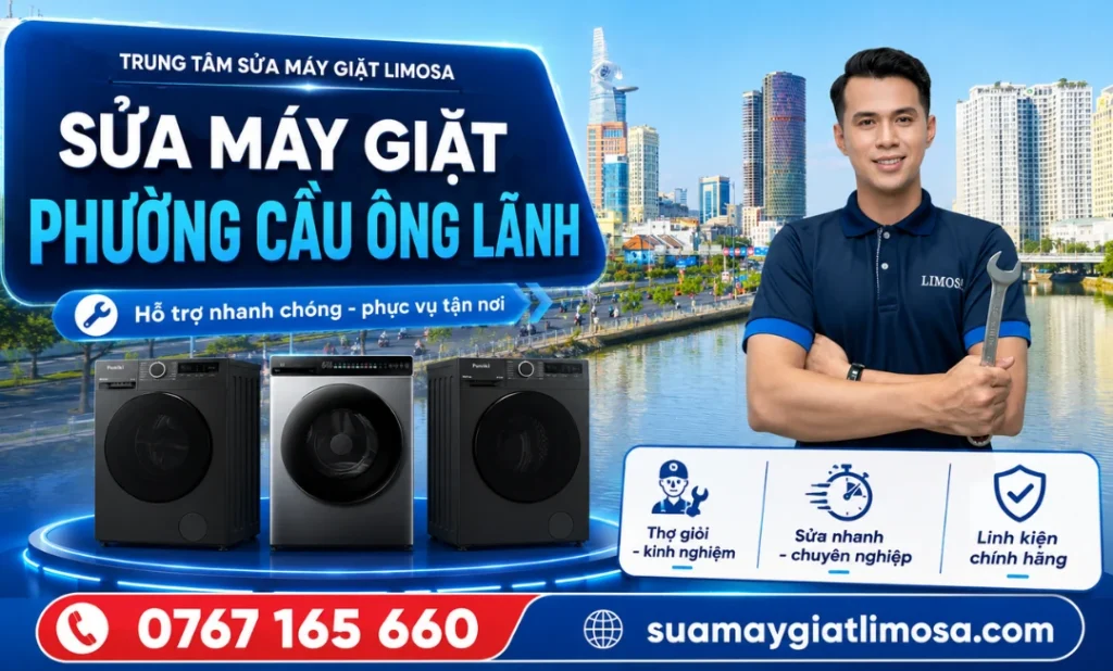 dịch vụ sửa máy giặt Phường Cầu Ông Lãnh
