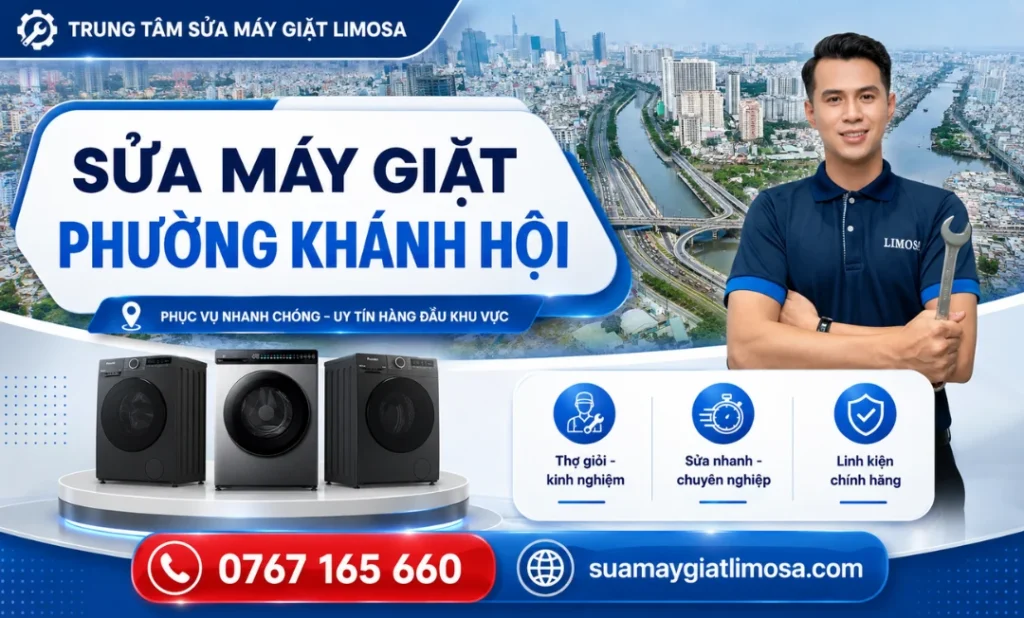 dịch vụ sửa máy giặt Phường Khánh Hội