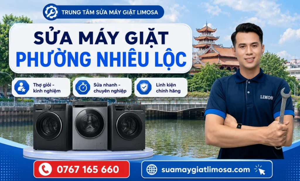 Sửa máy giặt Phường Nhiêu Lộc