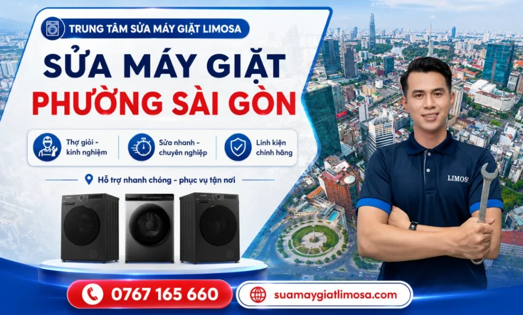 dịch vụ sửa máy giặt Phường Sài Gòn