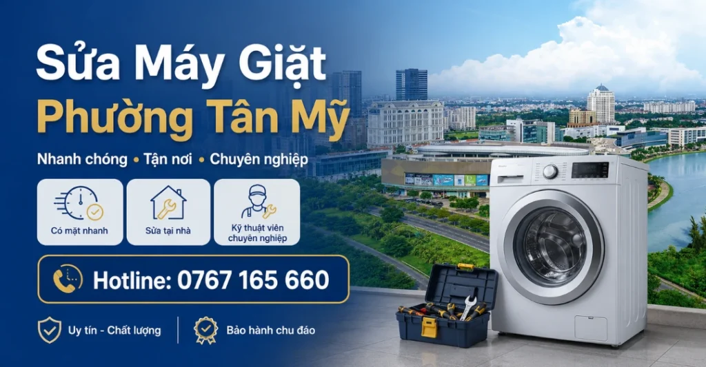 ửa máy giặt Phường Tân Mỹ tại nhà uy tín, thợ giỏi của Limosa có mặt ngay sau 30 phút. Kiểm tra triệt để lỗi, báo giá minh bạch, bảo hành lên đến 1 năm. Gọi ngay HOTLINE 0767 165 660