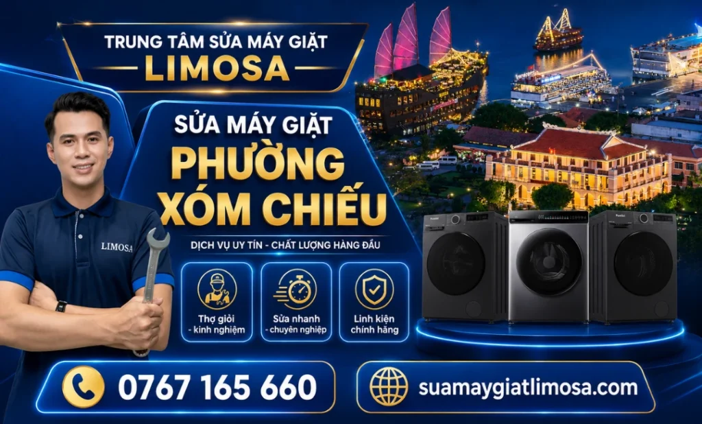 dịch vụ sửa máy giặt Phường Xóm Chiếu