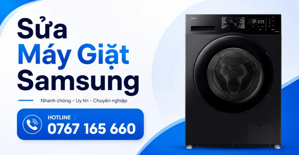 Dịch vụ sửa máy giặt Samsung tại nhà uy tín, chuyên nghiệp từ Sửa Máy Giặt Limosa