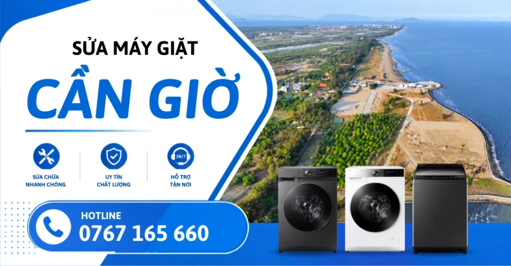 Dịch vụ sửa máy giặt Cần Giờ uy tín giá rẻ phục vụ tận nơi của Sửa Máy Giặt Limosa