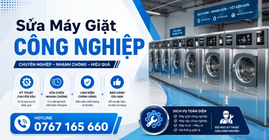 Trung tâm Sửa Máy Giặt Limosa chuyên sửa chữa máy giặt công nghiệp nhanh chóng, linh kiện chính hãng và bảo hành dài hạn