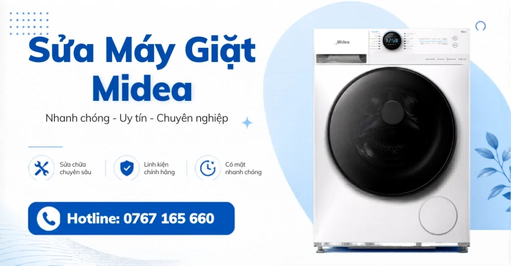 Trung tâm Sửa Máy Giặt Limosa hỗ trợ sửa chữa máy giặt Midea tận nhà nhanh chóng, minh bạch