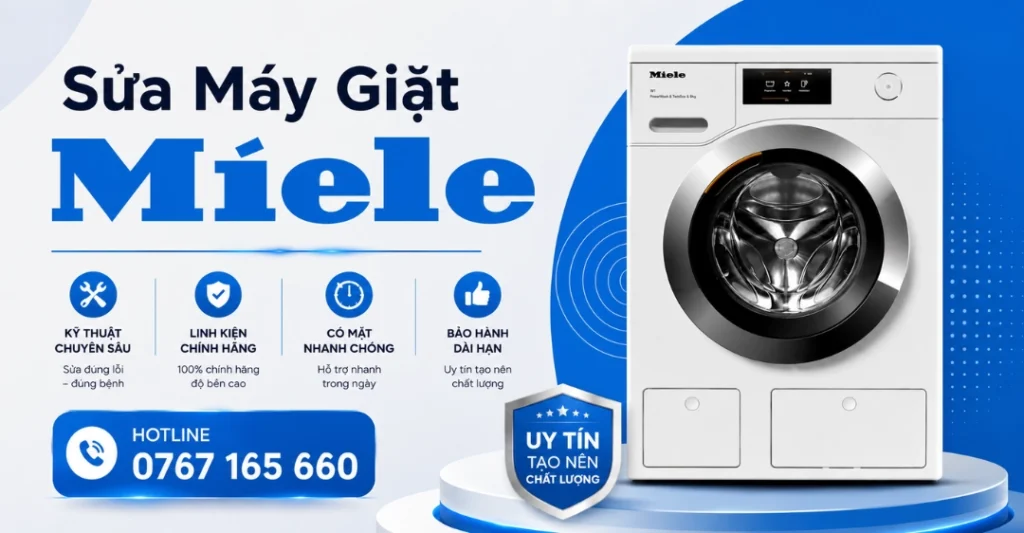 Dịch vụ sửa máy giặt Miele uy tín, chuyên nghiệp và tận nơi của Sửa Máy Giặt Limosa