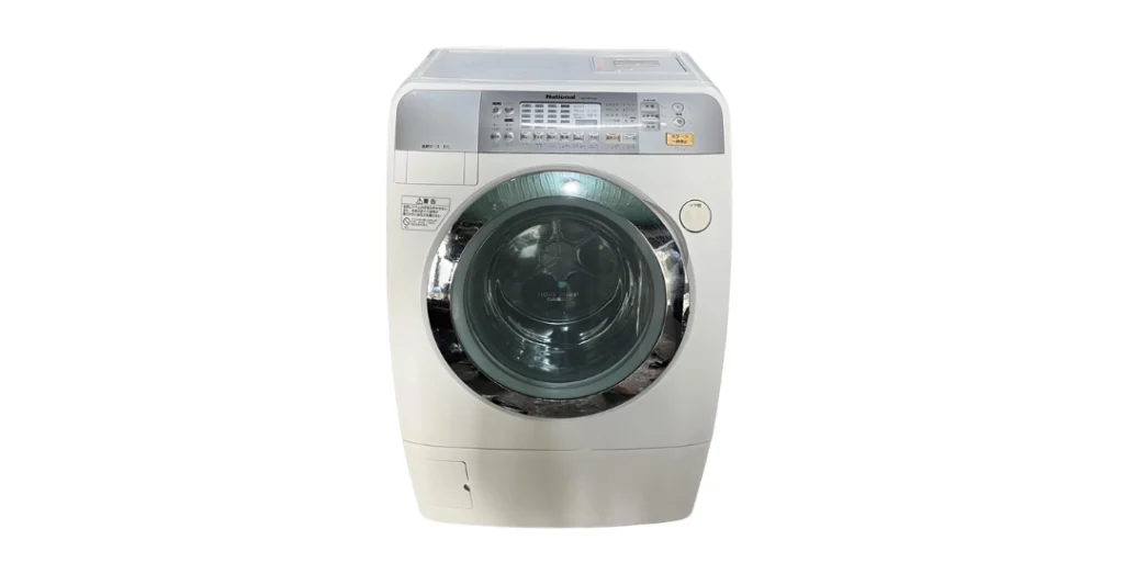 Máy giặt National lồng ngang nội địa Nhật Bản màu trắng