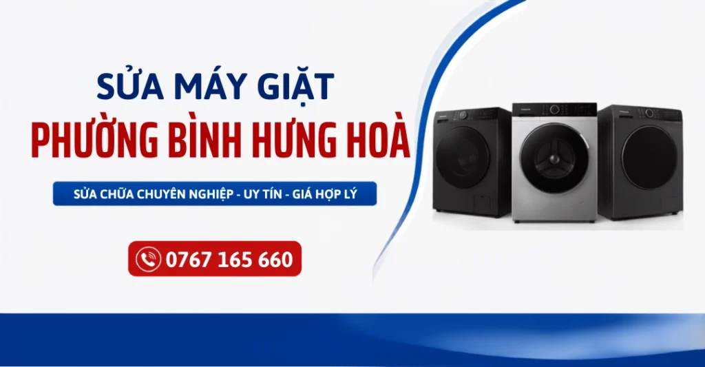Trung tâm Sửa Máy Giặt Limosa cung cấp dịch vụ sửa máy giặt tại Phường Bình Hưng Hoà với mức giá hợp lý và thợ chuyên môn cao.