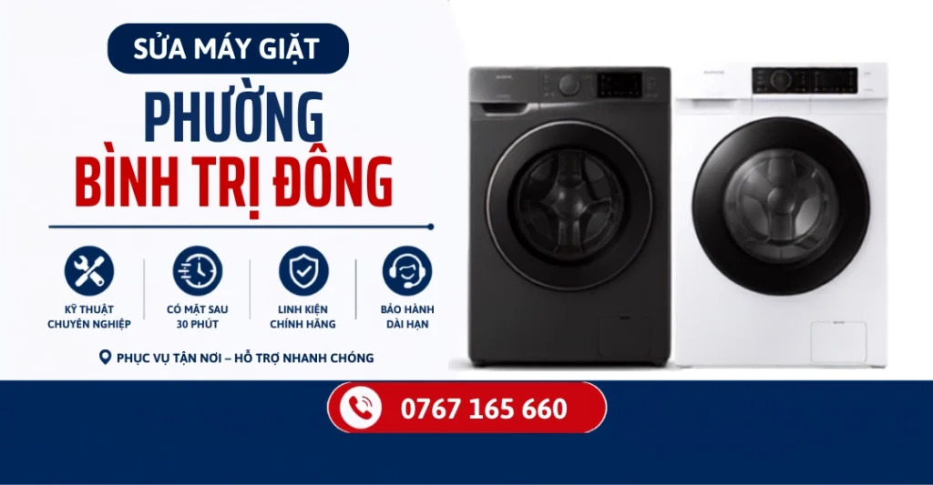 Dịch vụ sửa máy giặt Phường Bình Trị Đông uy tín chuyên nghiệp tận nhà của Sửa Máy Giặt Limosa