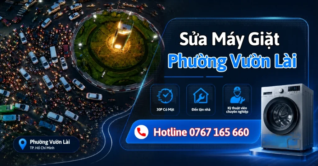 Sửa máy giặt Phường Vườn Lài - Trung tâm Sửa Máy Giặt Limosa
