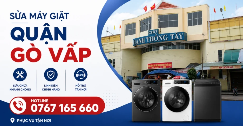 Trung tâm Sửa Máy Giặt Limosa cung cấp dịch vụ sửa máy giặt quận Gò Vấp chuyên nghiệp, phục vụ tận nhà nhanh chóng
