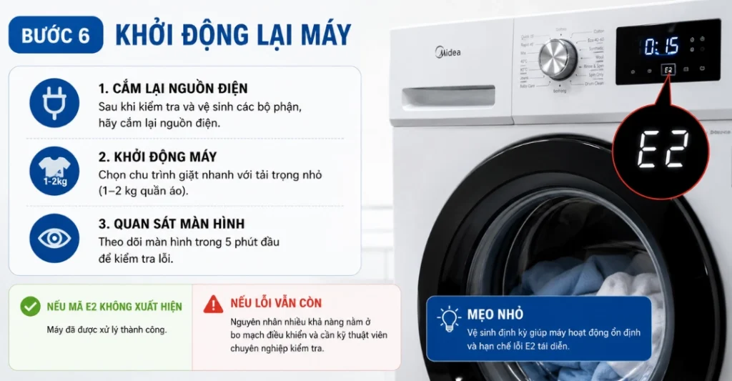 Khởi động lại máy