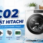 lỗi C02 máy giặt Hitachi